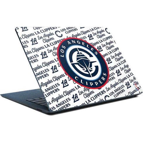 NBA Los Angeles Clippers Blast Text Surface Laptop Skin